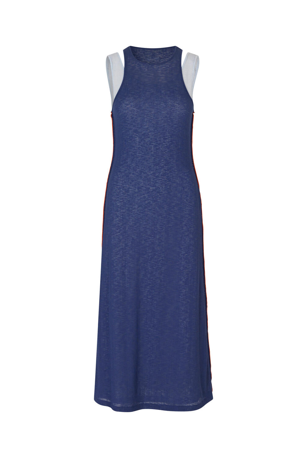 Double Layer Tank kjole - Light Blue/Midnight Blue